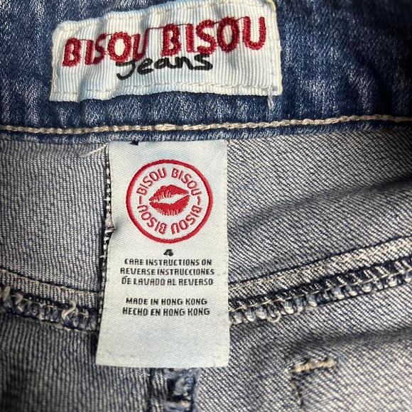 Y2K‎ Bisou Bisou Rhinestone Embellished Jeans - Picture 8 of 8